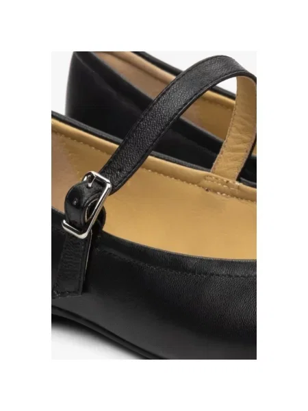 Балетки Мері Джейн шкіряні Estro чорні
