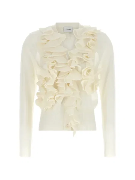 Cardigan Nude tricotate alb