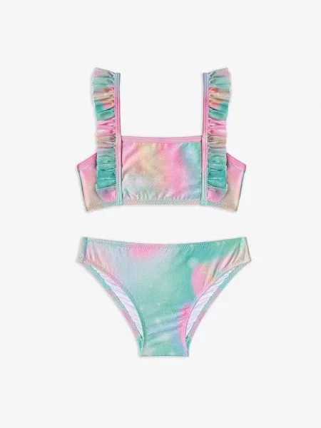 Penti Bikini PENTI Mädchen Magic Mist Bandeau Bikini-Set mit zartem Blumenmuster miks