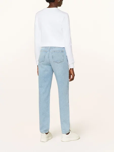 Boss Straight Džíny Ruth bright blue modré