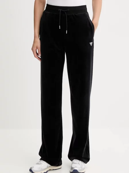 Spodnji del trenirke Guess COUTURE črna