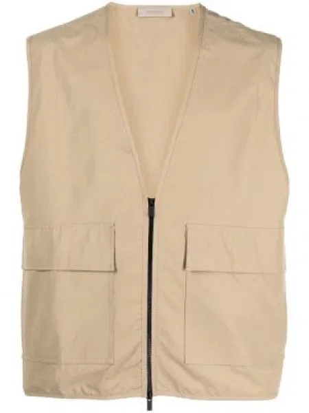 Елек Fear Of God Essentials с автограф зелено