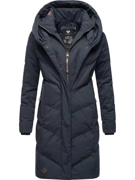 Ragwear Palton de iarnă Natalka bleumarin alb