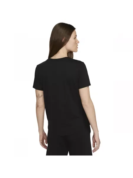 Női póló Nike Sportswear Club Essentials Logo black/white. Méret: M fehér