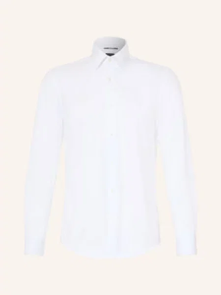 Boss Koszula Hank Slim Fit weiss biała