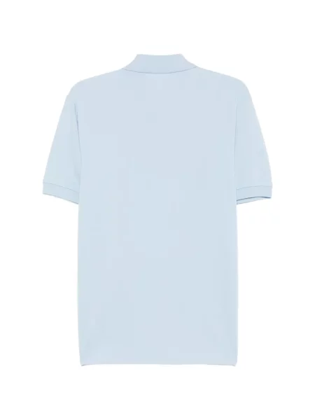 Tricou polo Lacoste cu autograf albastru