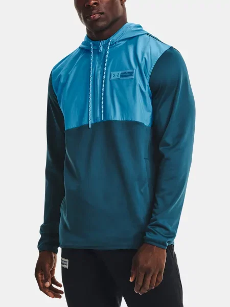 Hanorac cu glugă Under Armour albastru