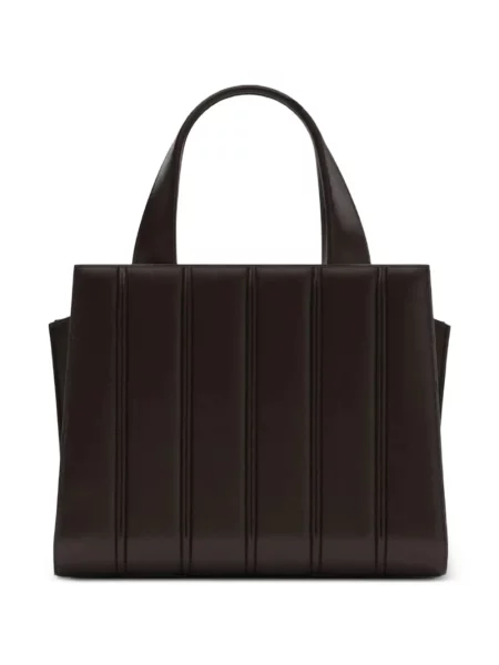Geantă shopper Max Mara din piele maro