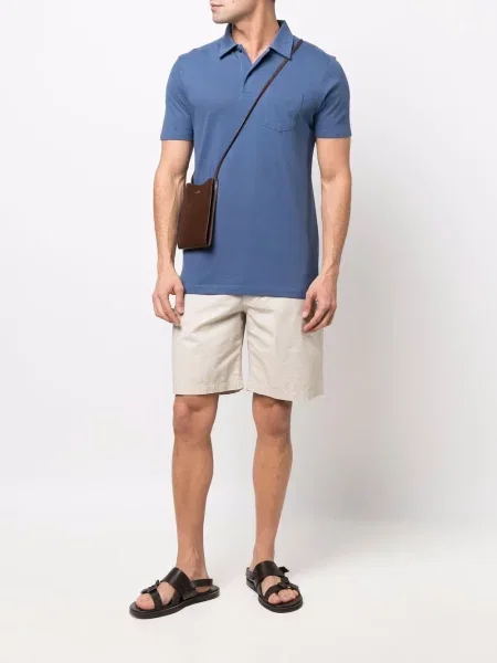 Polo Sunspel niebieskie