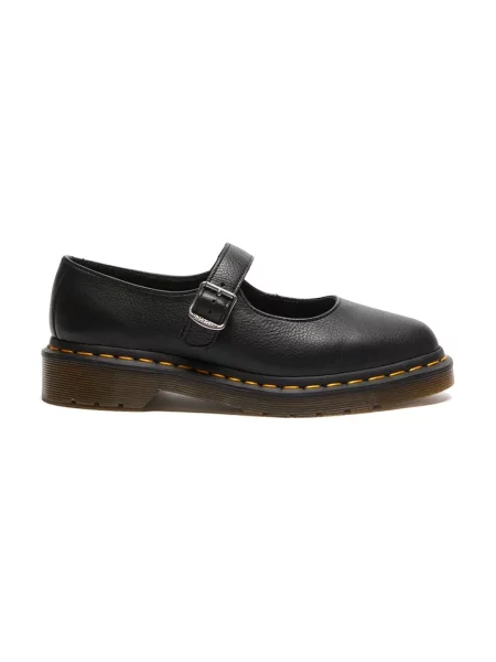 Pantofi cu toc Dr. Martens din piele cu cataramă negru