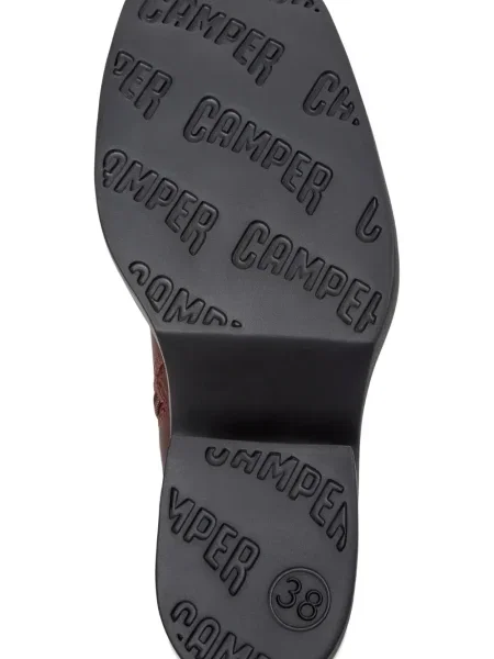 Botine Camper cu platformă roșu