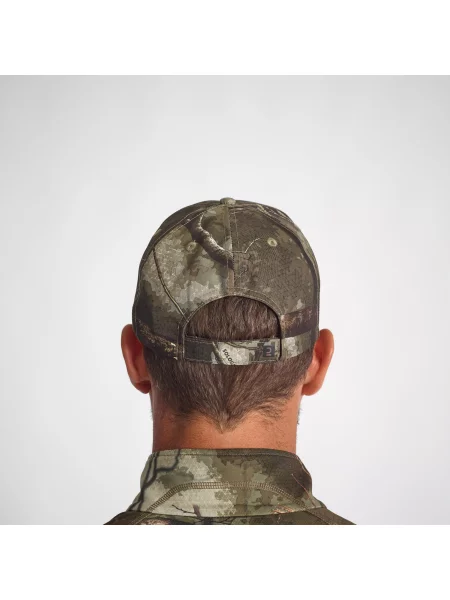 Czapka outdoor świecąca LED camo zielona