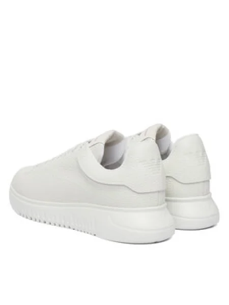 Sneakersy Emporio Armani biela