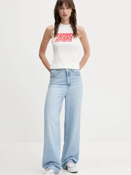 Top Tommy Jeans bílý
