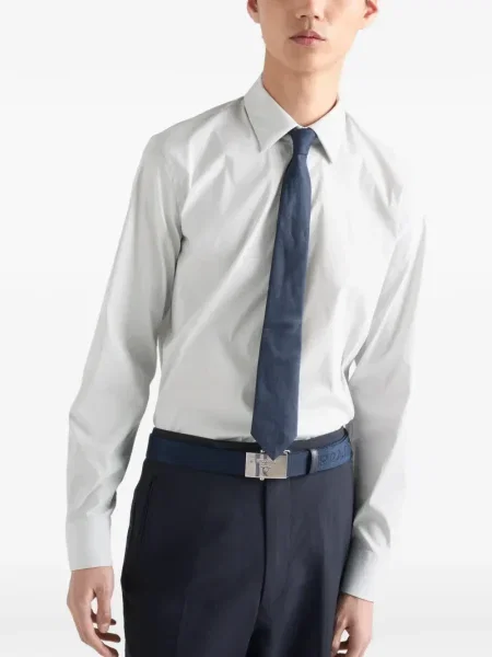 Strečová košile Prada bílá