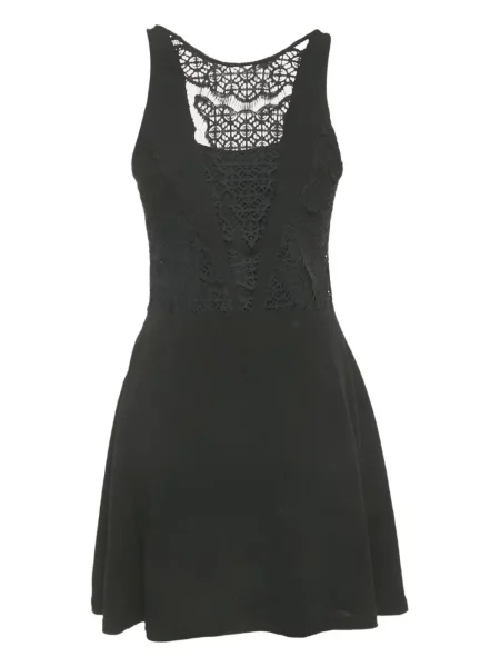 Rochie Sandro din dantelă de costum negru
