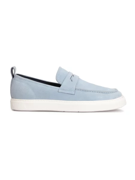 Sneakersy Kazar zamszowe wsuwane niebieskie