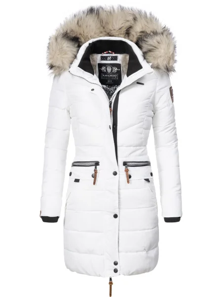 NAVAHOO Palton de iarnă Paula' alb