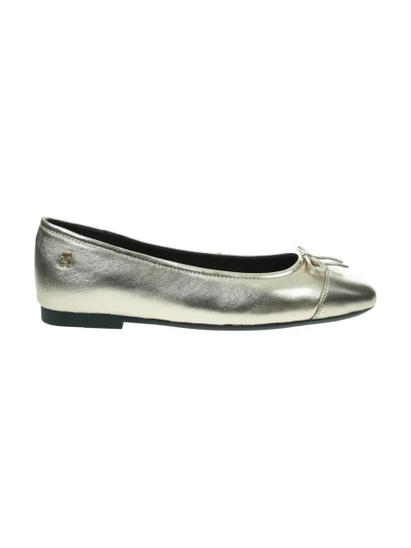 Balerini Tommy Hilfiger Metallic Toe-Cap auriu
