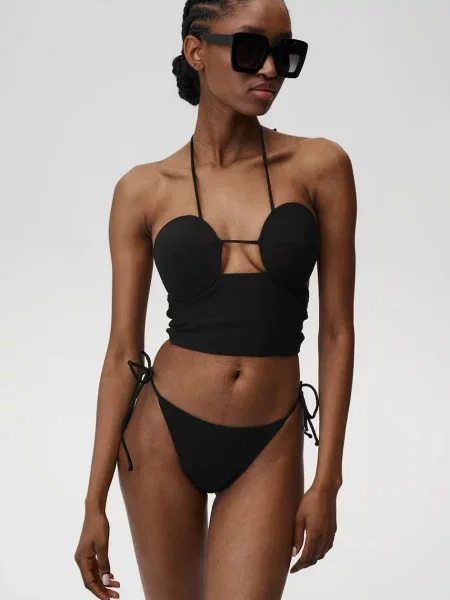 Undress Code figi kąpielowe Siena Bikini Bottom czarny