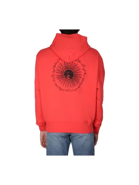 Bluza z kapturem Sunflower czerwona
