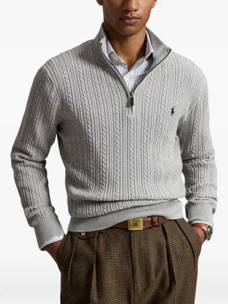 Șosete Polo Ralph Lauren cu broderie în carouri de flanelă verde