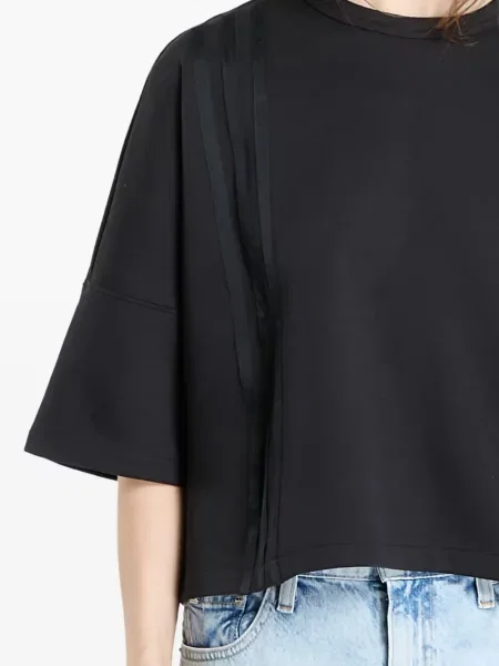 Koszulka Adidas z zamkiem błyskawicznym do połowy czerwona