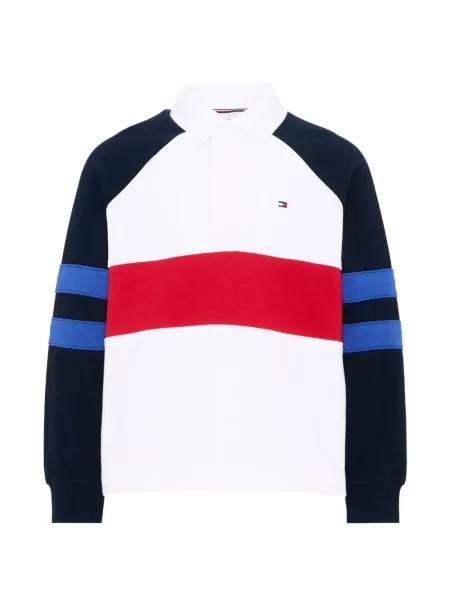 Koszulka polo dziecięca Tommy Hilfiger biała