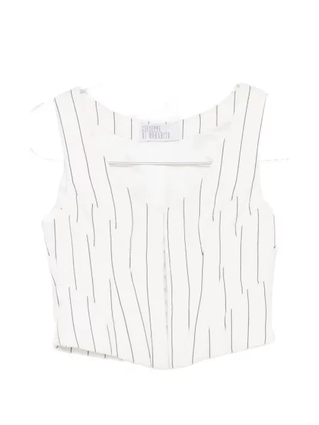 Prążkowany bluzka Giuseppe Di Morabito biała