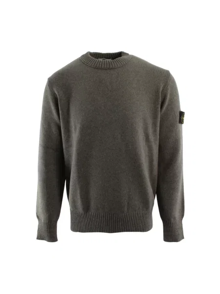 Sweter Stone Island z kamieniami szary