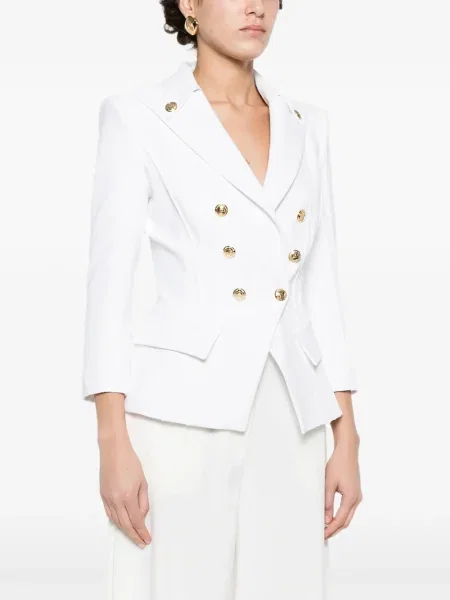 Sacou Elisabetta Franchi alb