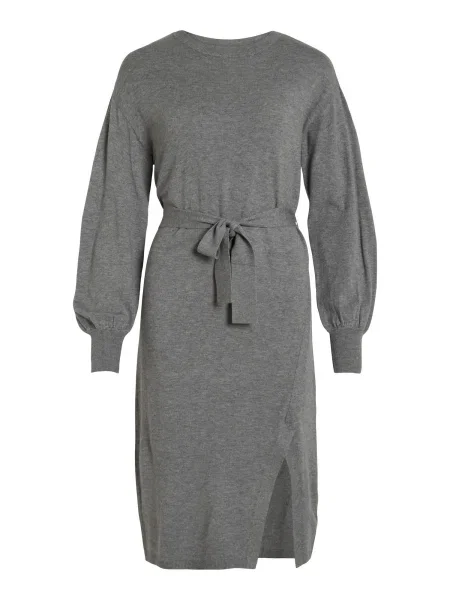 VILA Rochie tricotat RICKY închis gri