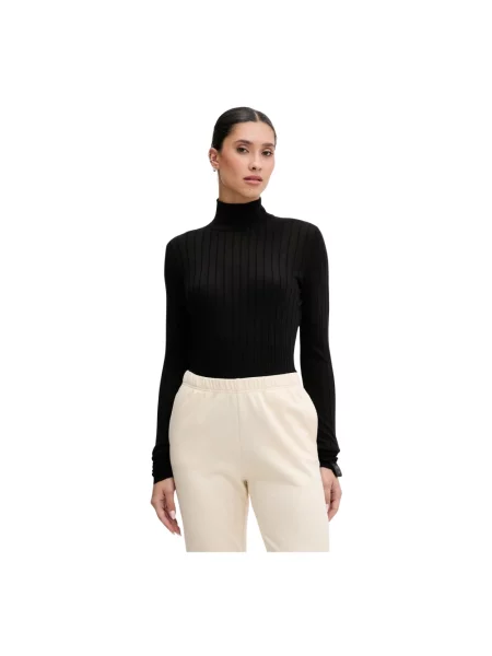 Sweter z golfem Colmar czarny