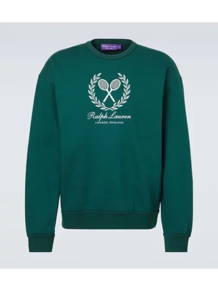 Кашмирен суитчър Ralph Lauren Purple Label зелено