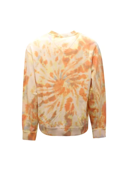 Bluza sportowa Kenzo klasyczna z logo pomarańczowa