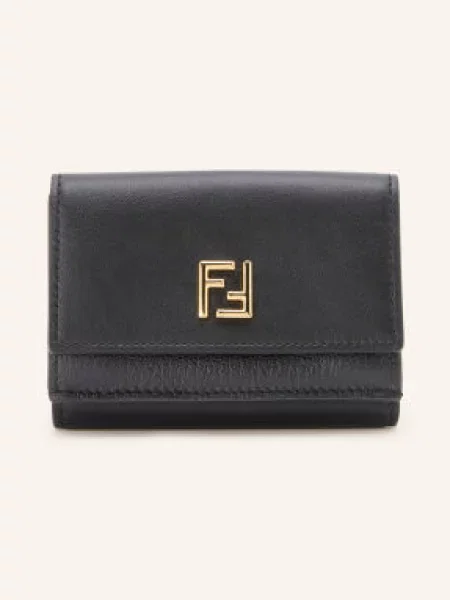 Fendi Peněženka Mini Trifold Ff černá