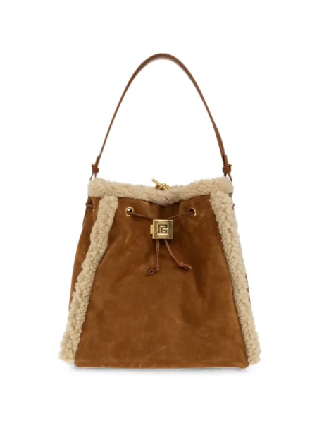 Rucsac Balmain din piele maro