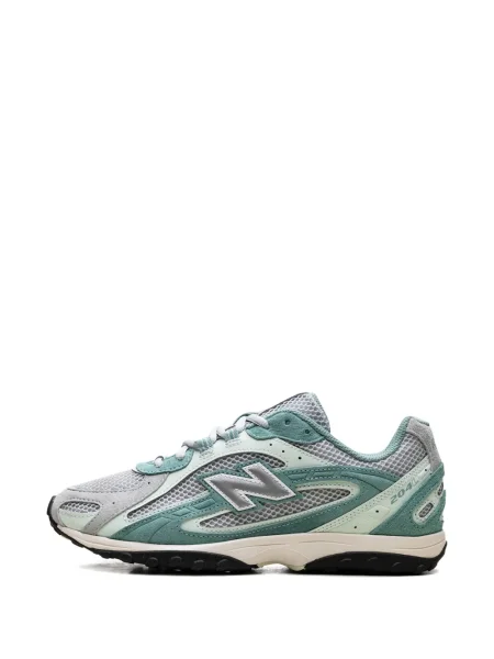 Sneakerși New Balance cu șireturi din dantelă alb