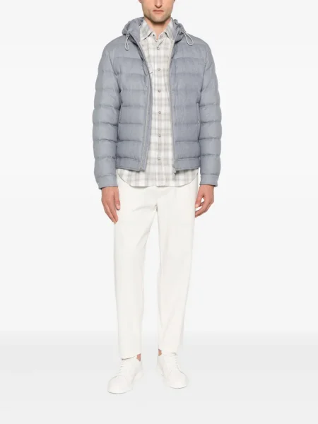 Pantaloni Eleventy alb