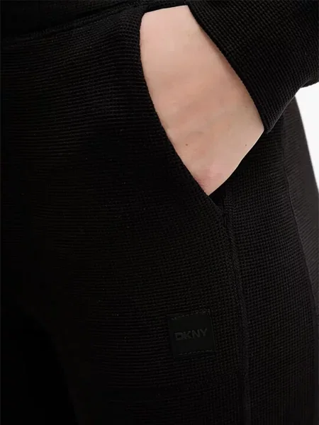 Pantaloni evazați Dkny evazat alergare negru