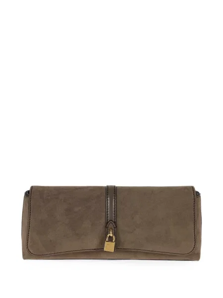 Geantă plic Stella Mccartney maro