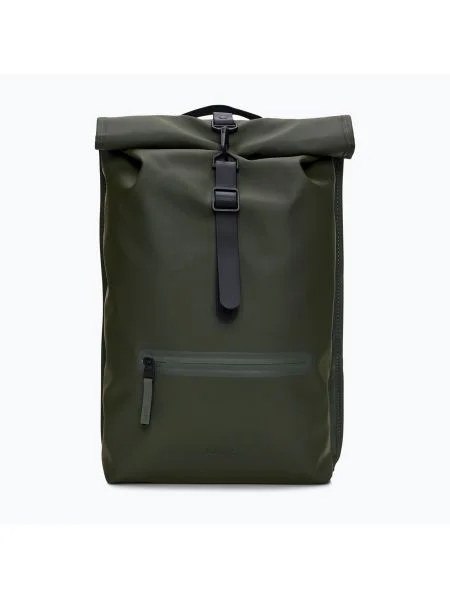 Rains Раница Rolltop W3 13 л градска раница зелена