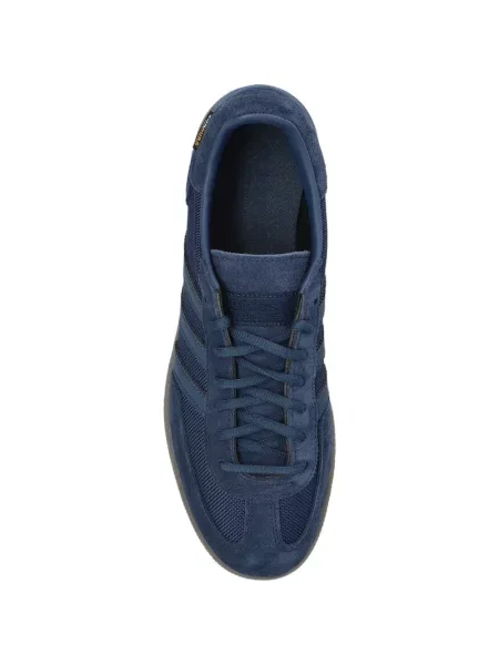 Pălărie Adidas cu dungi cu platformă din jerseu alb