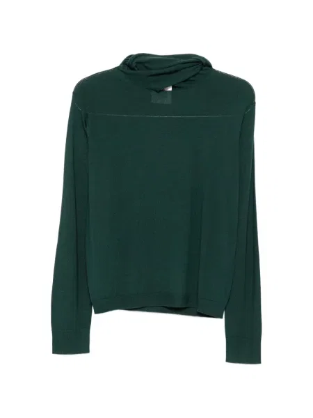 Pulover Semicouture cu legături verde