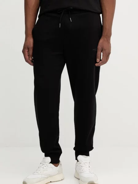 Спортивні штани Armani Exchange однотонні чорний