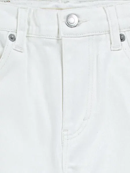Dětské džíny Levi's bílé