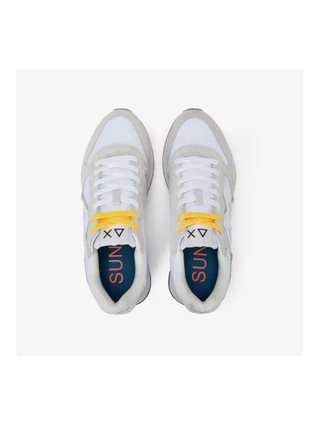 Pantofi Sun68 alb