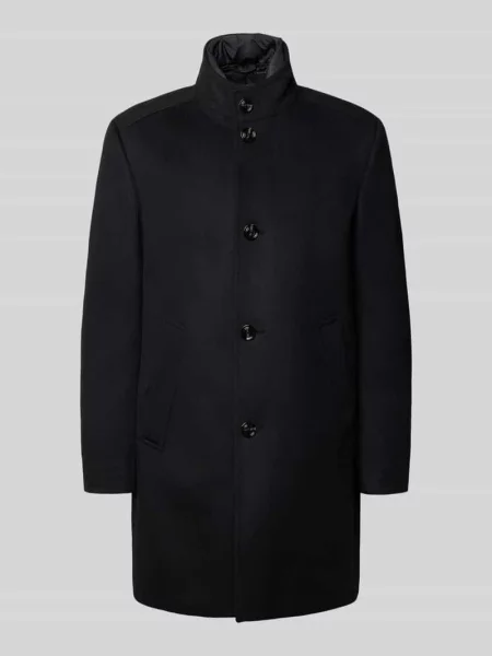 Płaszcz ze stójką model MAICO' Joop! Collection czarny