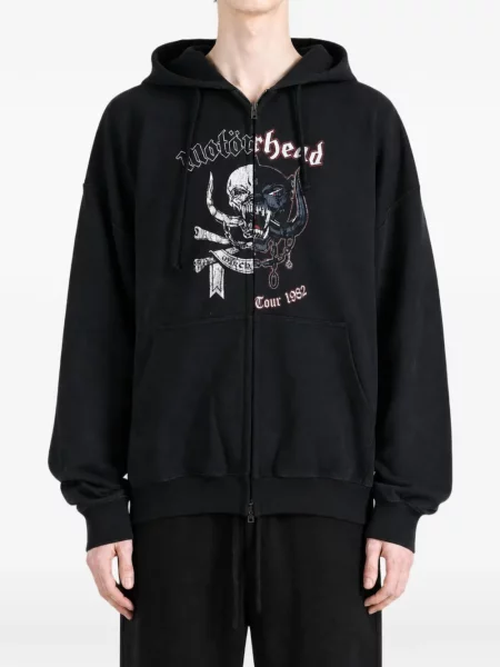 Hanorac cu glugă Vetements negru