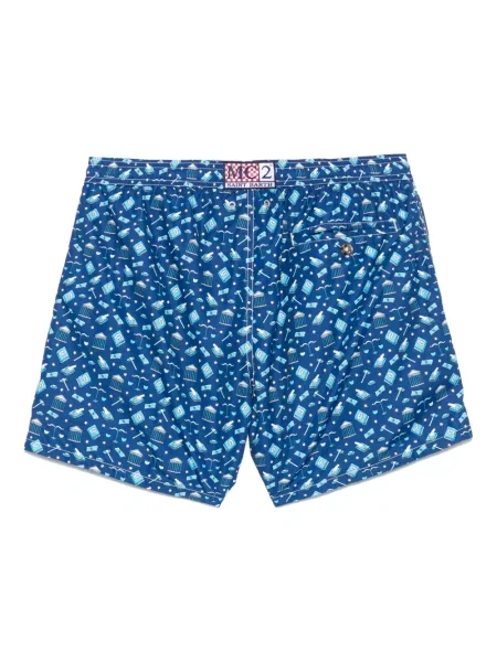 Slip de baie Mc2 Saint Barth cu imagine albastru